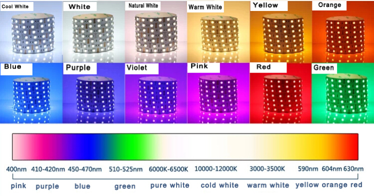 LED Flexiable Strips SMD5630 IP20 single color DC12V white color high brightness