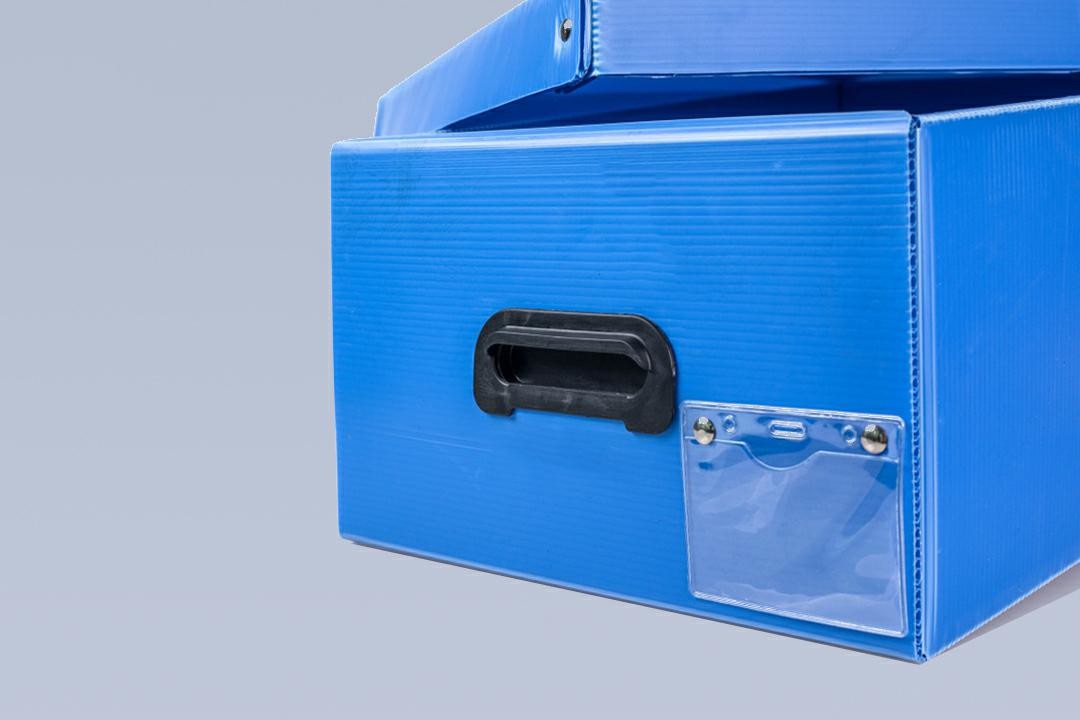 Rectangular Plastic Corrugated Box 5mm Shakeproof Fluted Polypropylene Plastic Cardboard