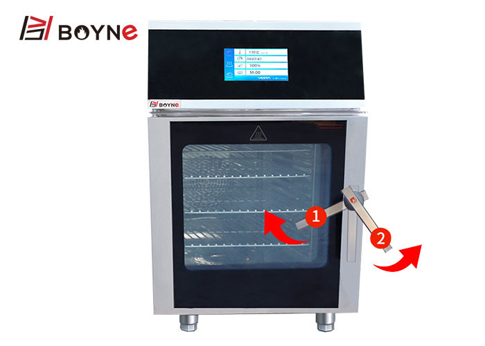 Touch Tablet 4 Tray Combi Oven Bread Baking Steaming Multi Function oven