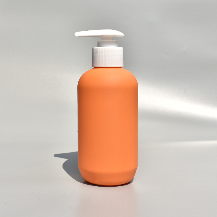 Soft Touch 250ml Pump Dispenser Bottles For Lotion Neck Finish 28/410