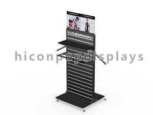 China Double Sided Slatwall Display Stands / Slatwall Floor Displays Metal wholesale