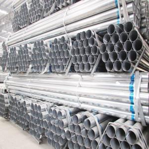 China Straight Seam Welding Galvanized Steel Pipe Durable For Building Material wholesale