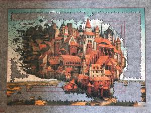 China 250gsm DIY Jigsaw Puzzles OPP 1000 Pieces Block Customized Children Puzzle Games 15kgs wholesale
