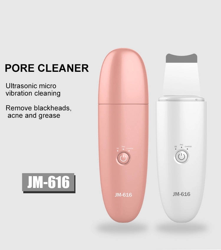 CE ROHS Handheld Acoustic Pulse Ultrasonic Skin Scrubber