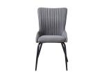 Iron Art Restaurant Upholstered Seat Dining Chairs