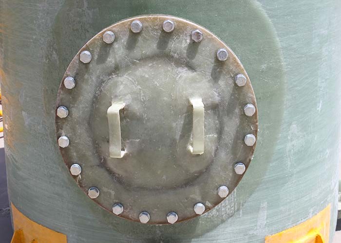 Green High Strength FRP Pipe Flanges ODM GRP Fiberglass For Plumbing