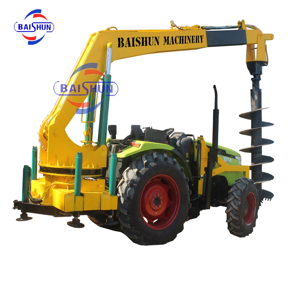 Competitive price ground hole earth drill earth auger suitable for tractors