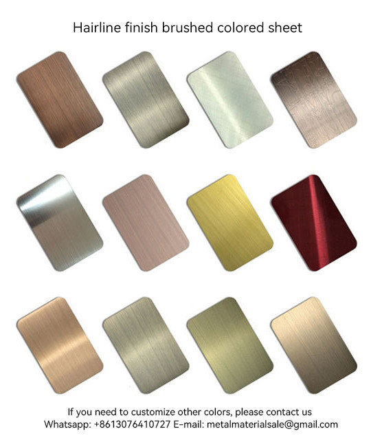 ISO Ss Brush Finish Sheet 316 Hairline Stainless Steel Plate