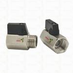 Nickel Plated Mini Ball Valve For Plumbing System 1/2'' Corrosion Resistance