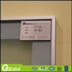 China Exquisite Elegant Kitchen Cabinet Aluminum Framed Glass Door wholesale