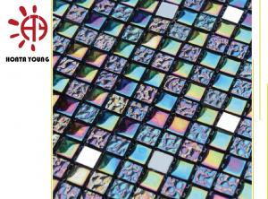 China HTY - TRB 300  Hot Sale Colored Ceramic Glass Mosaic Tile For Swimming Pool wholesale