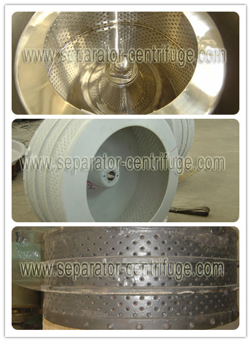 Hermetic Closure Plate Manual Top Discharge PPTD Food Centrifuge With CIP System