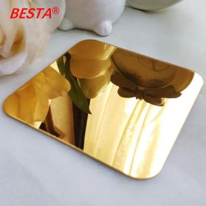 China 1mm Silver Gold Rose Mirror Acrylic Sheets Self Adhesive Multipurpose wholesale