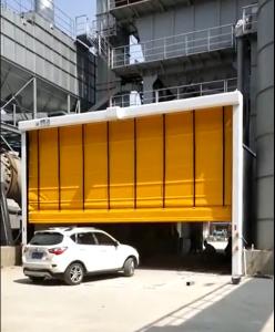 China ISO 9001 Fast Stacking Doors PVC Window Fabric Roll Up Garage Doors wholesale
