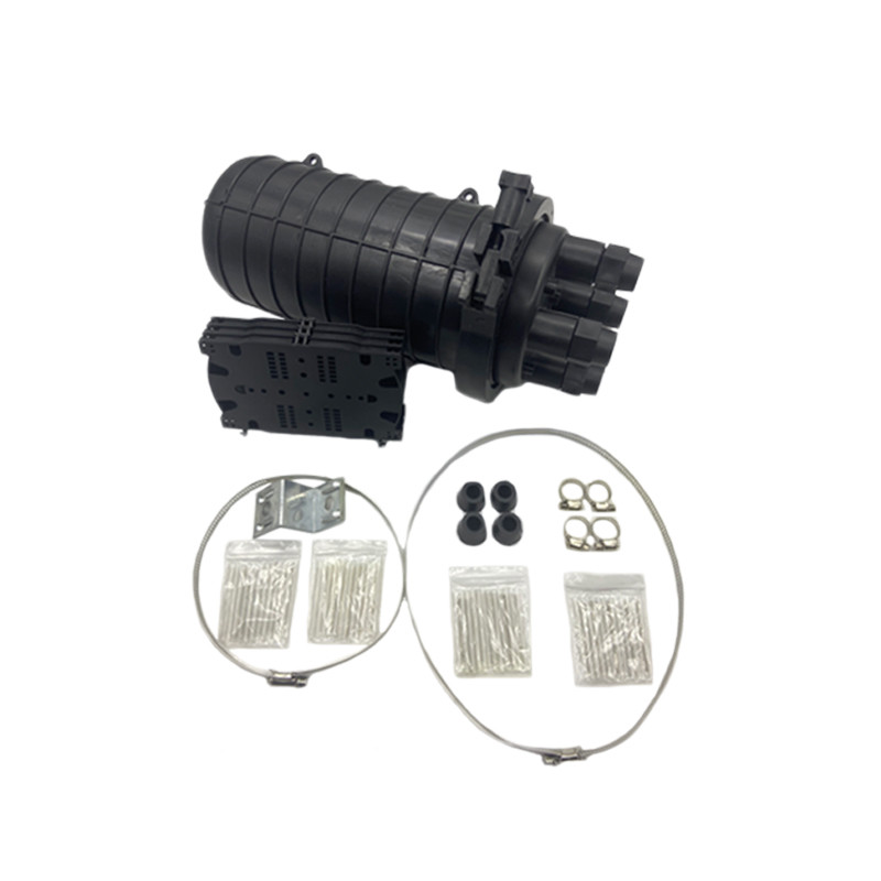 2 Inlet 2 Outlet Vertical Dome FTTH Splice Closure Fiber Optic Junction Box