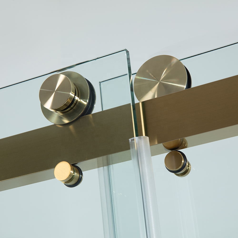 QJYSDG01 3mm-12mm Thickness Frameless Sliding Shower Door for Bathroom