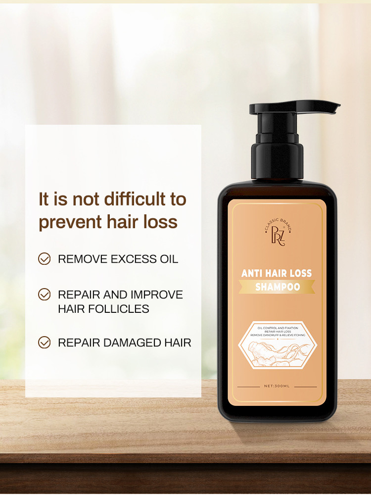 300 ML Private Label Oil Control Natural Plant Hair Growth Anti Hair Loss Shampoo