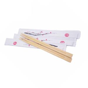 China White Custom Printed Logo Sushi Bamboo Chopsticks For Restaurant wholesale