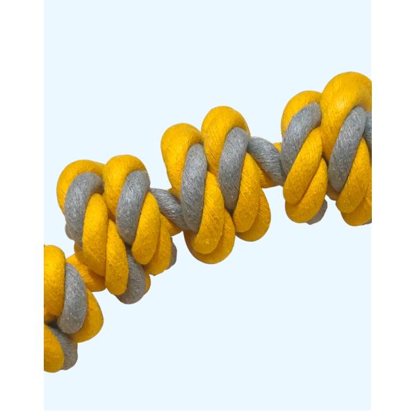 Chewer Toy Large Dog Aggressive Colors Crocheted Indestructible Rope Polyester Material