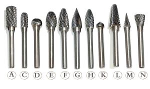 China Solid Carbide Burr Tungsten Carbide Rotary Burrs Wear Resistant wholesale