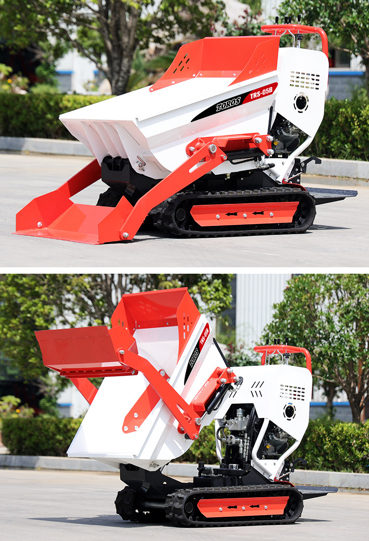 10-20t Stand Behind Tracked Mini Dumper For Construction And Mining