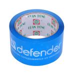 Blue Printed Packaging Tape Water Activated Durable Viscosity 48mic