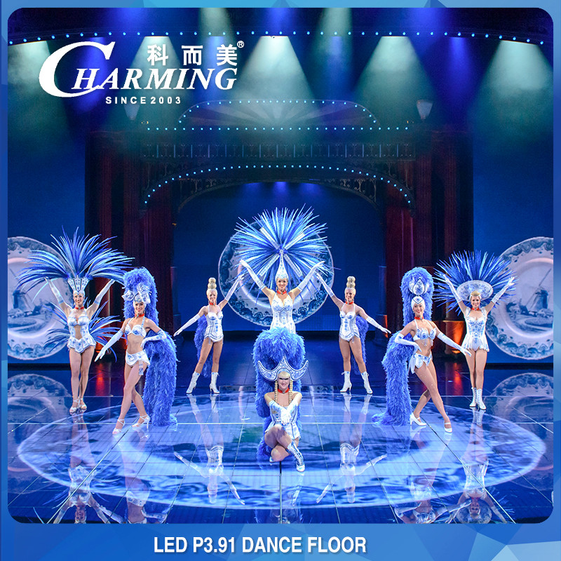 Moistureproof Dance Floor LED Screen Anti Scratch AC180-240V