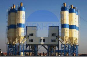 China 4 Hoppers Cement HZS180 Concrete Batching Plant, 180 M3 / H Ready Mix Batching Plant wholesale
