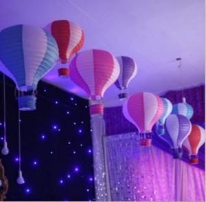 China Hot Air Balltoon Paper Lanterns, Shopping Arcade Celebrations, Birthday Parties, Kindergarten Hanging Ornaments wholesale