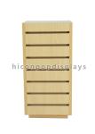 Desktop Wood Slatwall Display Stands , Rotating Slatwall Display Tower Without