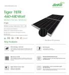 480w Jinko Monocrystalline Solar Panels JKM480M 7RL3 182x182mm Monocrystalline