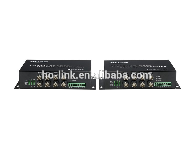 2 Channel 1080P HD CVI/TVI/AHD to Fiber Optical Converter For CCTV Dahua Network Surveillance