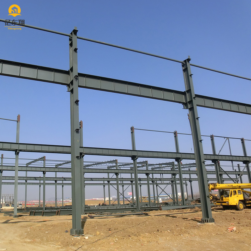 Strong Steel Structure Construction Customizable Bolted Or Welded Method
