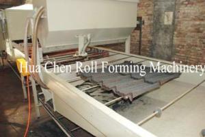 China Stone Coated Steel Shingles Machine wholesale