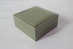 SGS Cardboard Jewelry Gift Boxes Packaging Samll Gold Printing 8X8X3cm