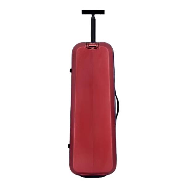 Professional Hard Shell Trolley Suitcases Luggage Silver Custom Zipper 2 Wheels Badminton Storage Bag Waterproof Uprights