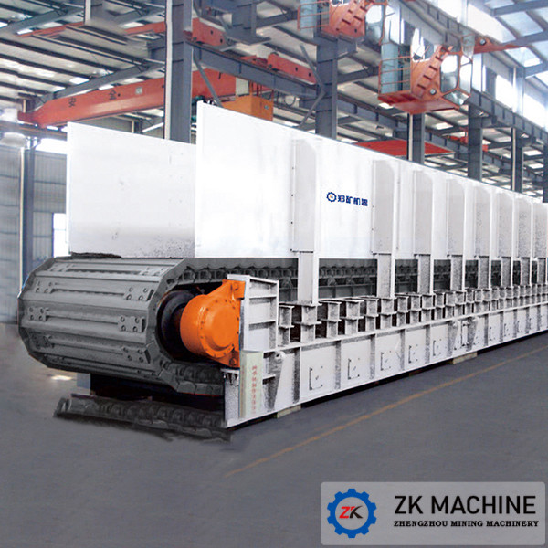 60-120 T/H Apron Feeder Machine Low Noise For Coal / Chemical Industry