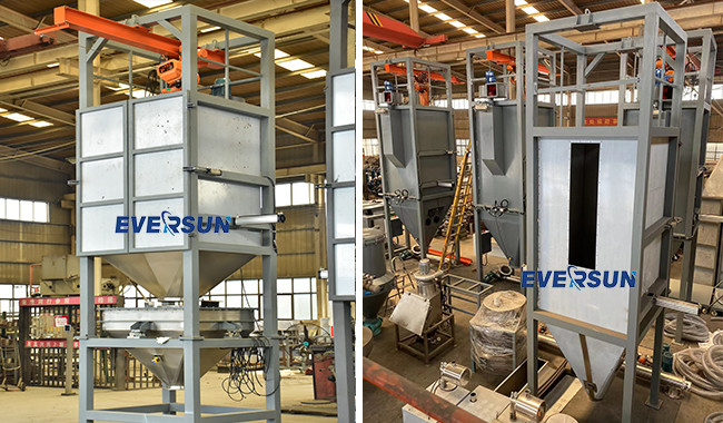 Industrial Big Bag Unloading System Bulk Bag Discharger Station For Calcium Powder