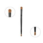 Double Ended Single Eyeshadow Brush Wooden Handle Natural Hair
