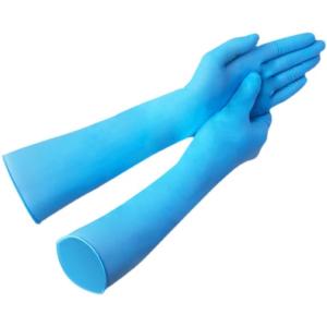China 16 Inches Disposable Nitrile Glove Industrial Nitrile Exam Gloves Large wholesale