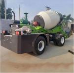 Green 40° Climb 116HP 85kw 3m³ Concrete Mixer Truck