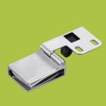 Zinc alloy glass gate hinge with Chrome Gold finish