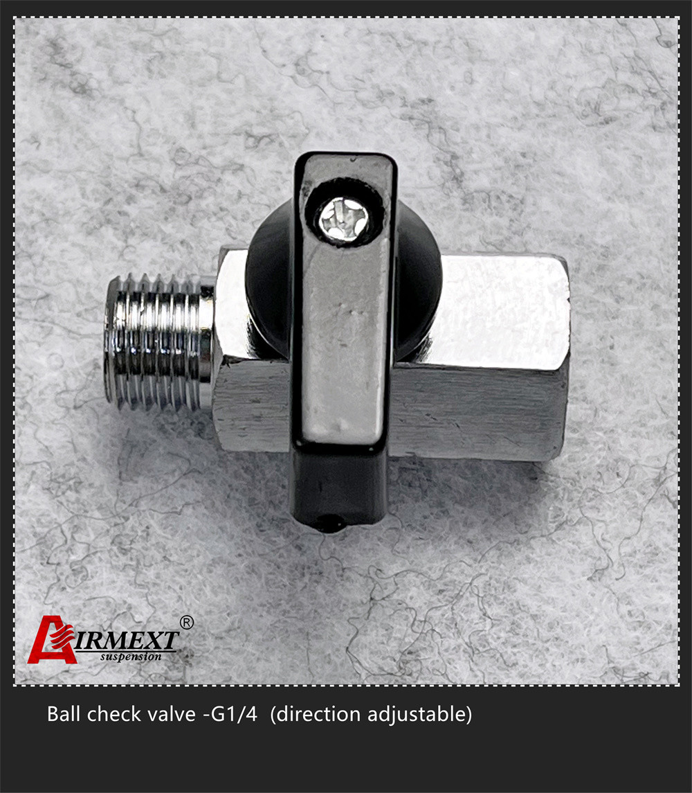 Direction Adjustable Safety Ball Check Valve G1/4 For Solenoid Valve Manifold