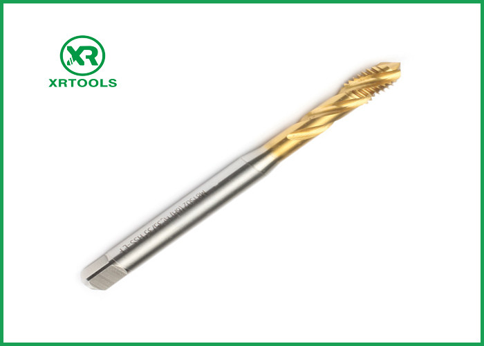 TIN Coated Spiral Thread Tap , Tolerance 6H Screw Thread Insert Taps