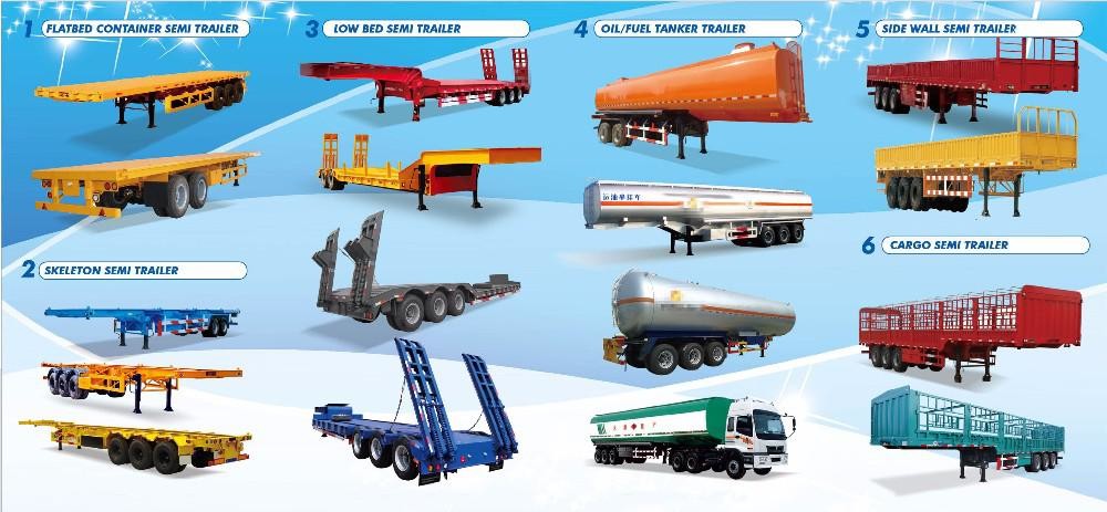 Bulk Cement Tank Semi Trailer For Transportation , Tanker Truck Trailer 40cbm Capaciy