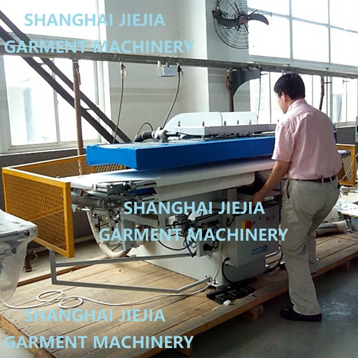 Double Legger Vertical Trouser Pressing Machine Touch Screen PLC stretch frame