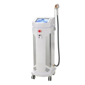 China Vertical 808nm Diode Laser Hair Removal Machine For Arm Leg Chin Lip wholesale