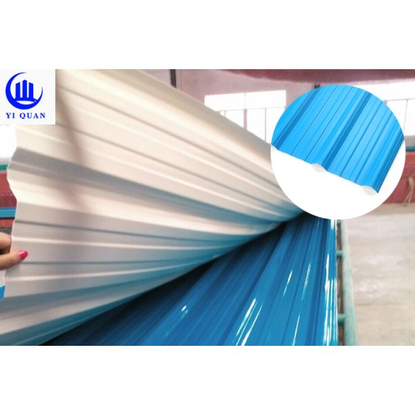 Waterproof PVC Roof Tiles 0.8-3.0mm Thick for Industrial Buildings