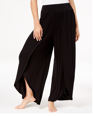 RealLion Wide Leg Sport Pants Women High Waist Stretch Bandage Flare Pants Broad
