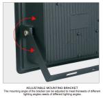 300W 4000Lm LiFePO4 Solar Powered Floodlight , 50AH Commercial Solar Flood